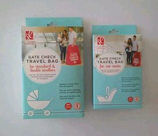 Airplane Universal Gate Check Travel Bag for Car Seats  Baby Strollers 2 ITEMS