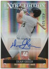 2011 Donruss Elite Extra Edition #68 DEAN GREEN Auto Autograph Card #430/626