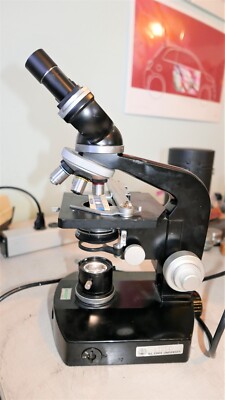 Black Nikon S-series with Believed KT Lighted Base Microscope SKT  #2