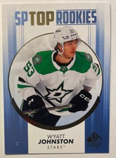 22-23 Upper Deck SP Authentic Wyatt Johnston Top Rookies Blue Parallel TR-21