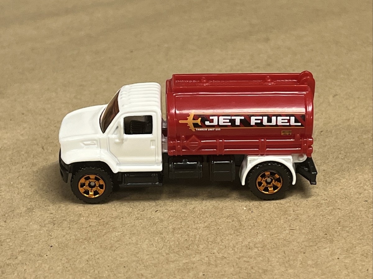Hot Wheels Jet Fuel Utility Truck 2006 Red White eBay