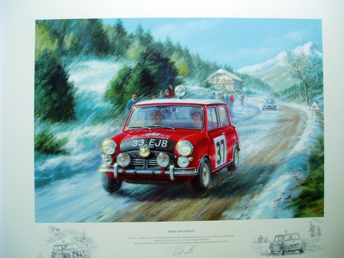Tony Smith - First Mini Monte - Monte Carlo Rally - Print Only Ltd Edit 464/495 - Picture 11 of 12