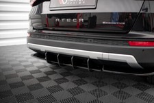 Cup RACE Diffusor Ansatz für Seat Ateca Mk1 Heck Stoßstange Splitter ABS