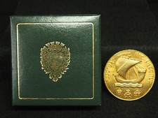 MEDAILLE BR. doré M.DELANNOY - VILLE DE PARIS - dans son écrin