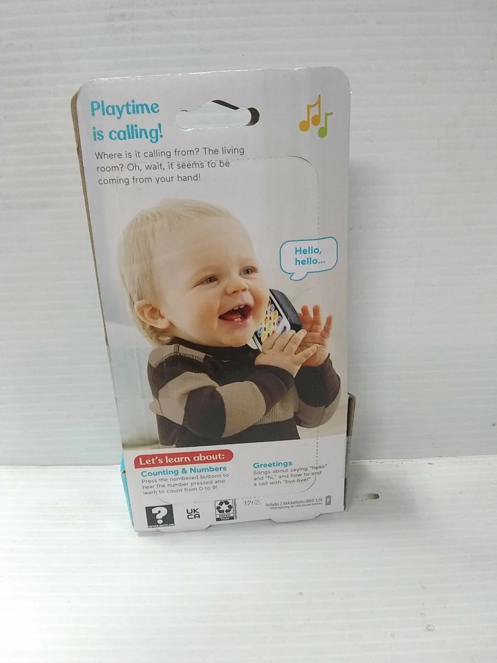Teléfono inteligente Fisher-Price Laugh and Learn 30+ canciones sonidos melodías y frases (W2-2) Foto 3 de 4