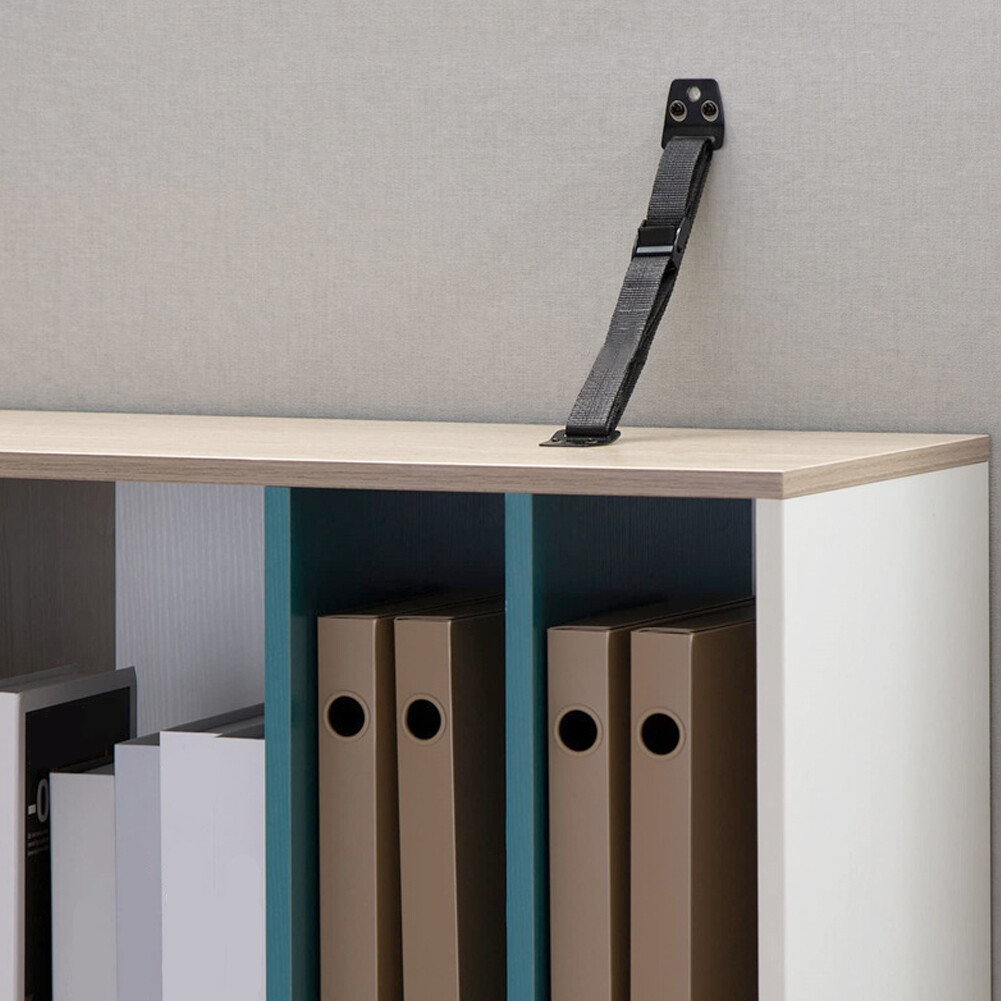 2pcs Bookcase Anti Tip TV Safety Strap Adjustable Length Heavy Duty