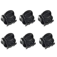 Camila Paris AD116/6 French Hair Clip for Women, Set of 6 Extra Black 0.5"