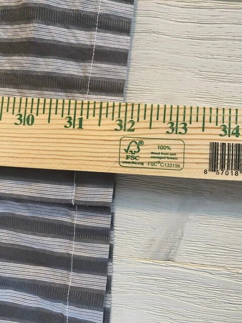 Camisa para hombre J. Ferrar XLT TALL negra a rayas vestido con botones 100 % algodón Foto 4 de 4