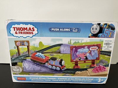 Fisher Price Thomas & Friends Push Along Crystal Mines Metal Engine New Open Box