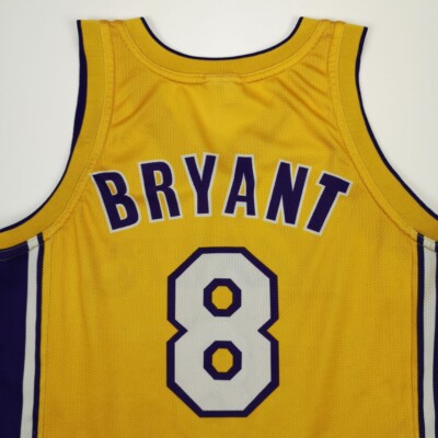 Kobe Bryant #8 Champion Los Angeles Lakers NBA Basketball Jersey
