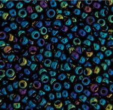 Miyuki Seed Beads 15/0 Opaque Blue Iris - 22g Vial