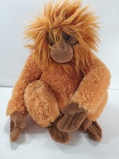 12" Aurora Orangutan Stuffed Realistic Plush Beanbag Toy Animal