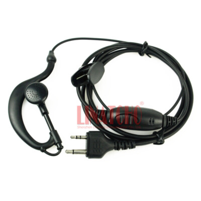 Midland LXT535 LXT600 GXT300 Walkie Talkie Radio PTT Headset Mic Earphone 2 Pins