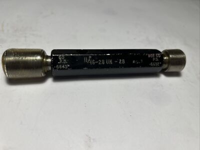 11/16   x 28 UN 2B Gewinde Stopfen Messgerät