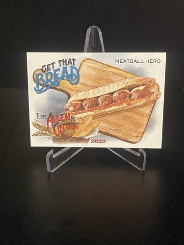Topps Allen and Ginter Get That Bread 2022 #GTB-8 Meatball Hero - Imagen 2 de 5