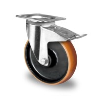Schwerlastrollen Transportrollen 160 Mm Polyurethan Rad Lenkrolle Mit Bremse