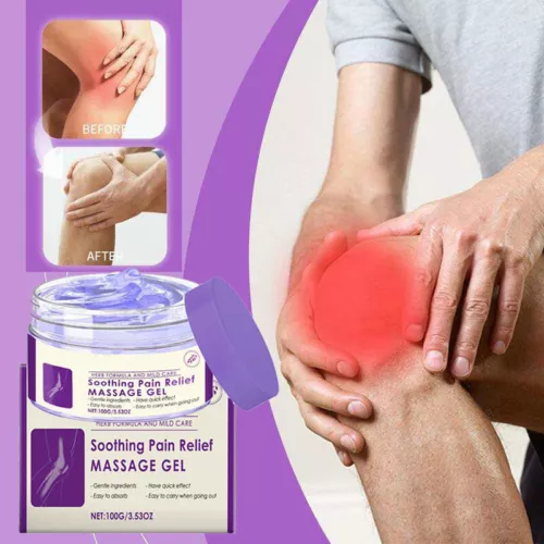 Kresin Joint Pain Gel Purple Gel, Kresin Soothing Pain Massage Gel Neck 100g 1-5 - Picture 2 of 17