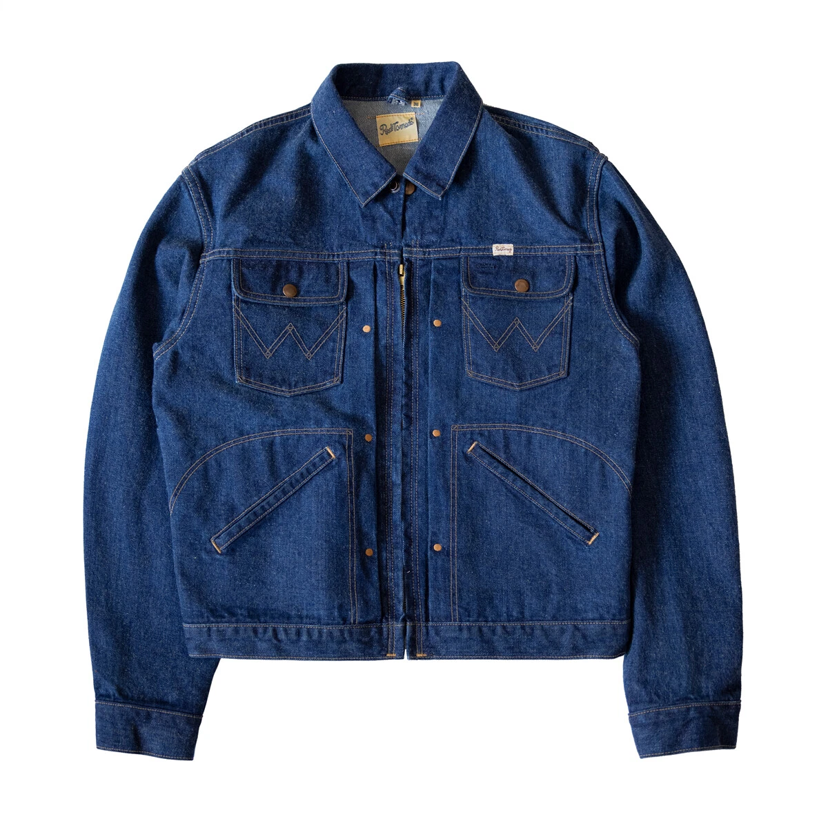 Red Tornado Dark Wash 24MJ Selvedge Denim Jacket 1960's Trucker Jean Outerwear
Opens in a new window