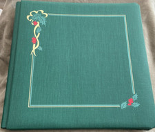 Creative Memories 12 x 12 Green Christmas Holiday Album Holly Old Style Pages