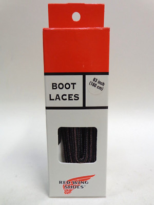 Red Wing 97145 Taslan Heritage Shoe Lace 63 inch Black/Brown
