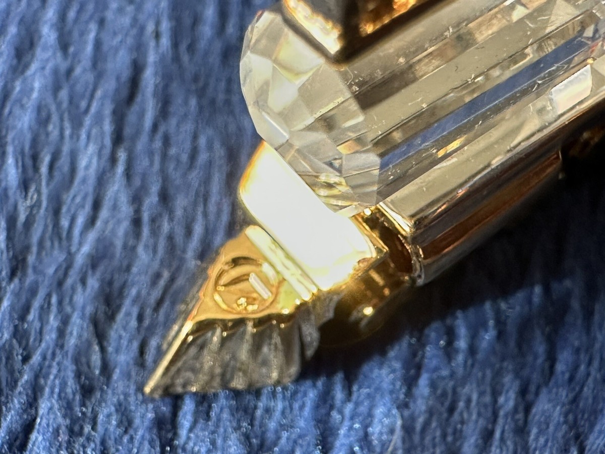 Swarovski Crystal Memories Classics Miniature Train/Gold