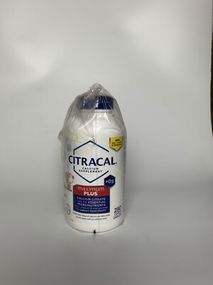 (2) CITRACAL MAXIMUM PLUS Calcium Supplement +D3 280 Cap Each - Exp 09/23 New
