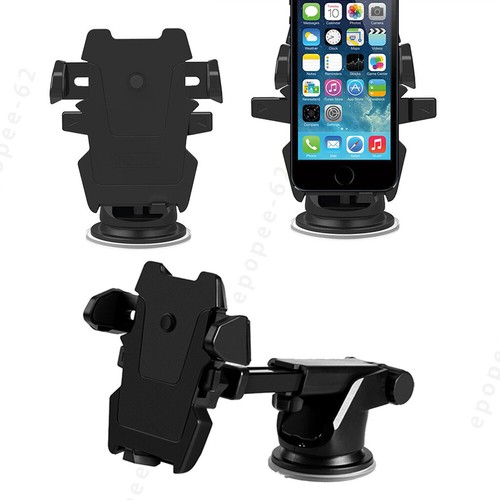 Car Phone Holder Dashboard Windshield Phone Mount Universal for iPhone Samsung - Picture 12 of 13