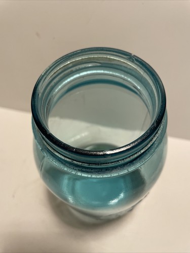 Ball Jar PERFECT MASON QUART Aqua Mold# 10 Zinc Lid ~Antique 1910-1923 - Picture 6 of 9