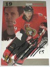 JASON SPEZZA SIGNED OTTAWA SENATORS PHOTO AUTOGRAPH!!