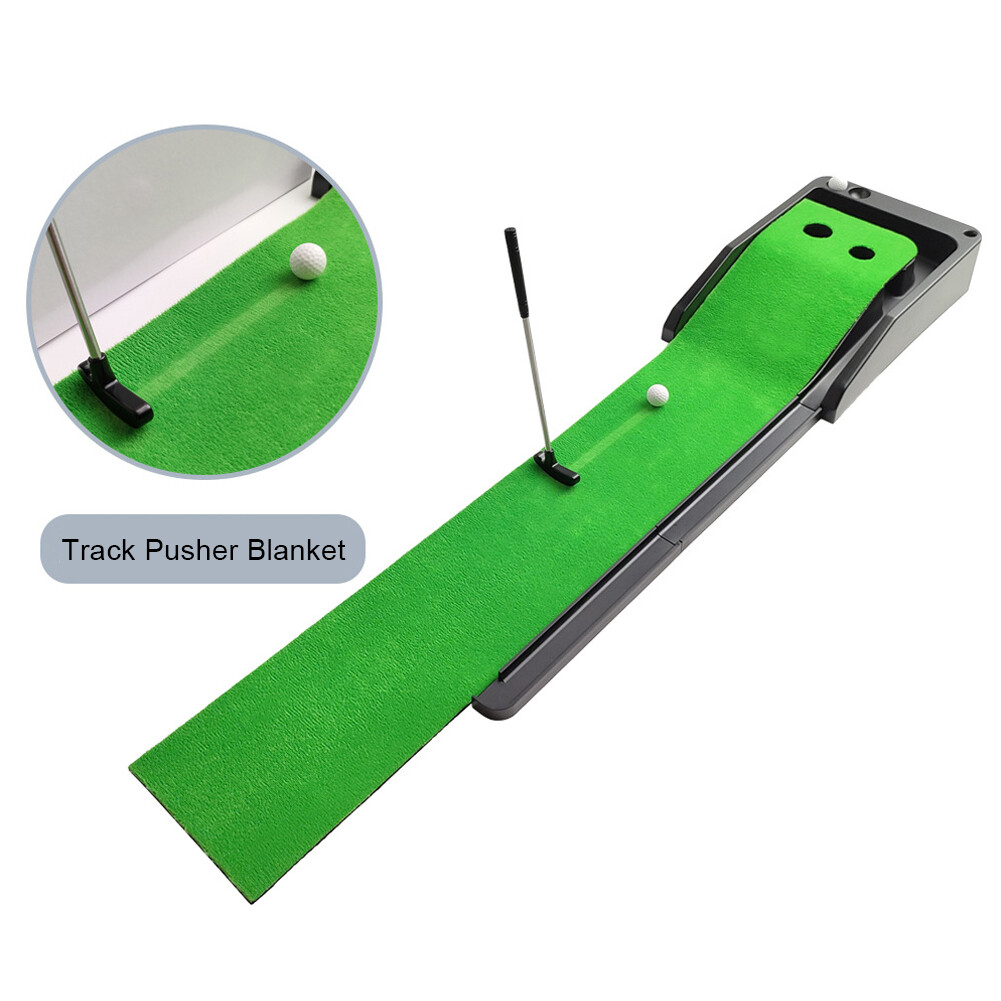 Golf Putting Velvet Crystal Mat Putting Green Indoor Set Mini Putting