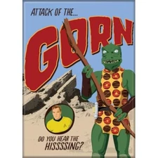 ATA-BOY REFRIGERATOR MAGNET  2.5” X 3.5” STAR TREK ATTACK OF THE GORN NEW