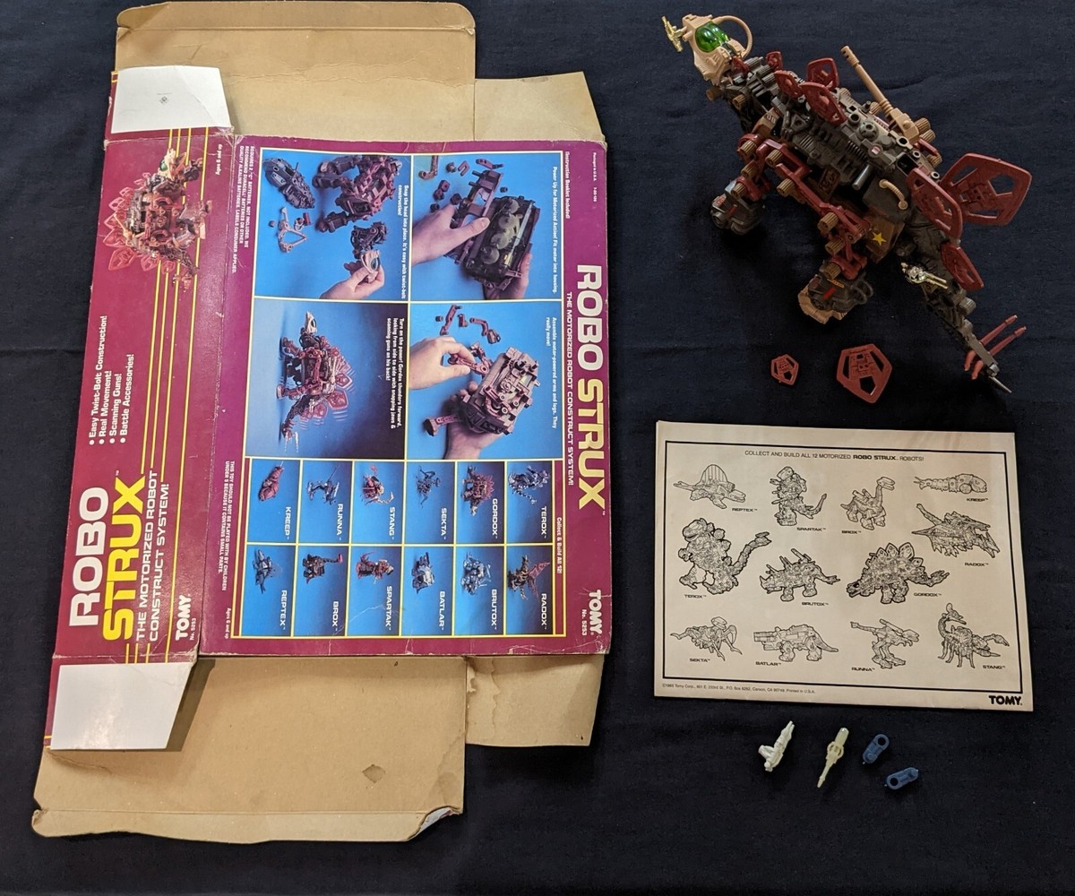 1985 Tomy Zoids ROBO STRUX GORDOX - Incomplete, Functional 1985 Tomy Zoids ROBO STRUX GORDOX - Incomplete, Functional
