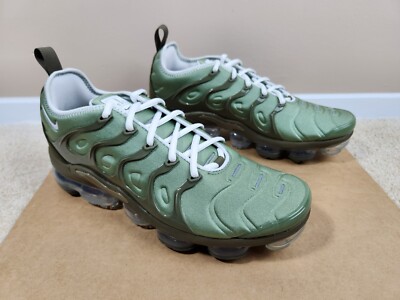 Nike Air Vapormax Plus Mens Size Oil Green Medium Olive White - Main Image