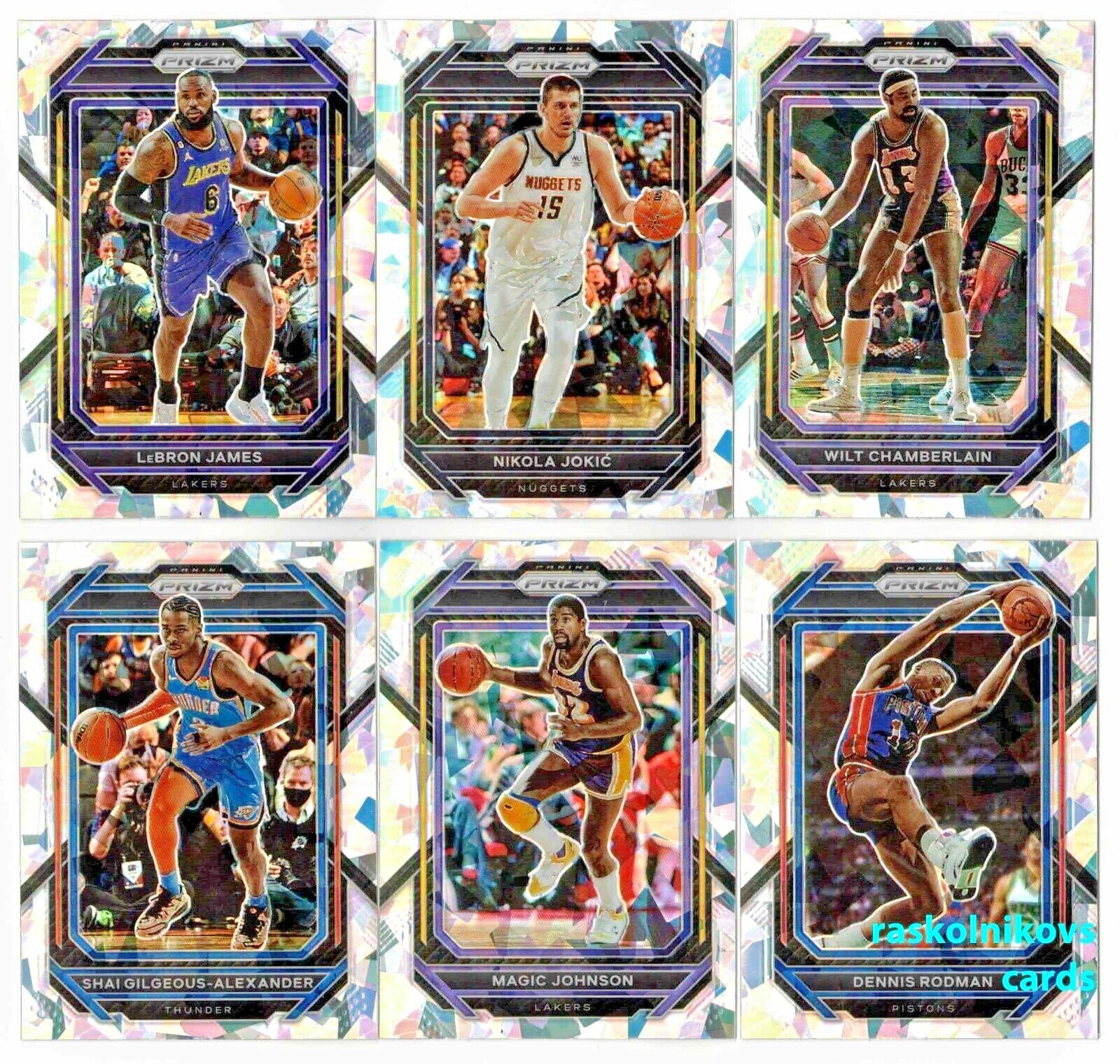 2022-23 PANINI PRIZM Silver Cracked Ice Prizm #1-300 Complete Your Set YOU PICK!