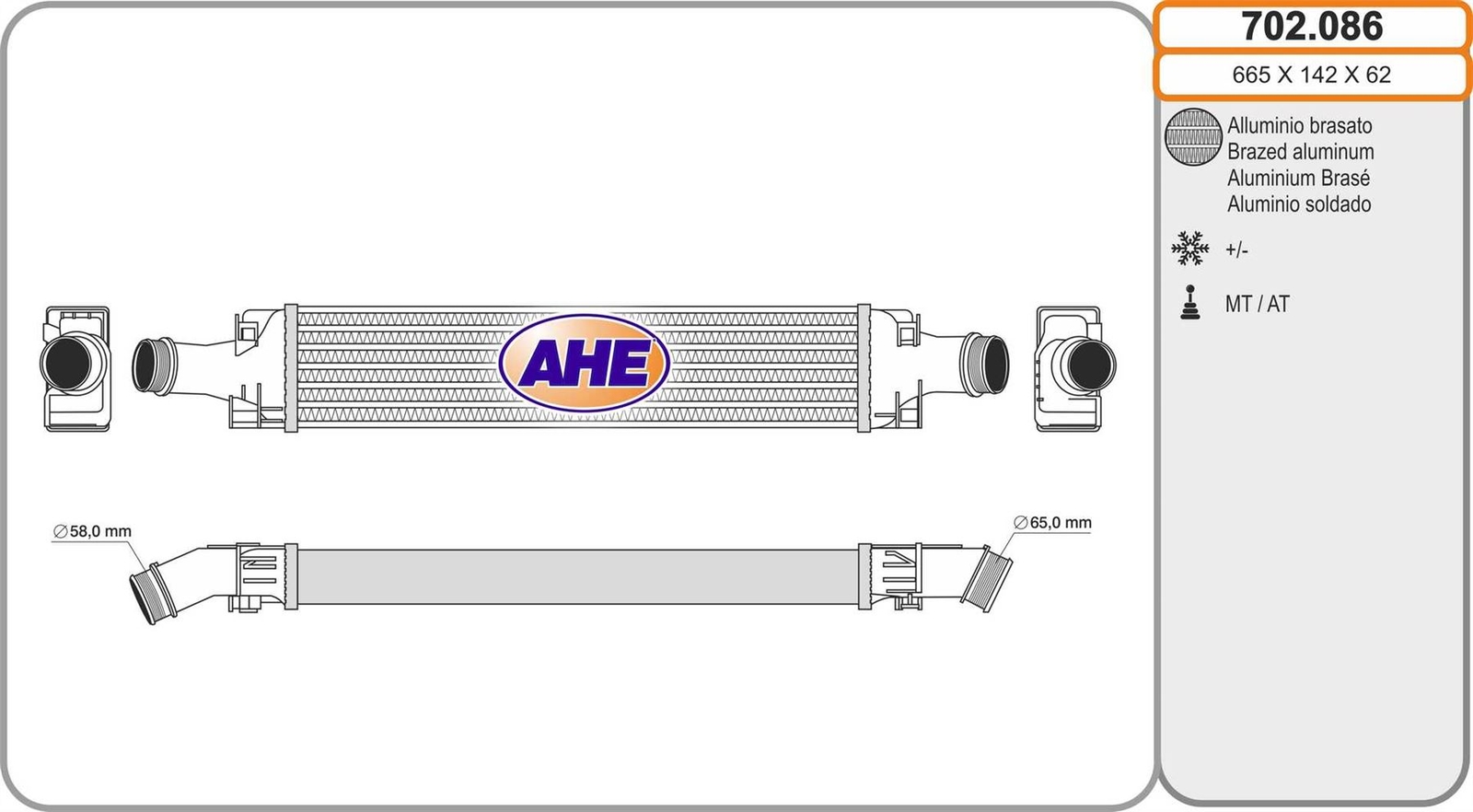 Intercooler Audi A4 B9 2.0 TFSI Quattro échangeur air face avant suralimenté