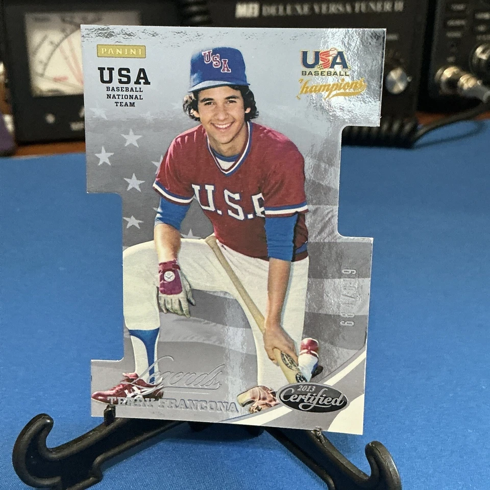 2013 帕尼尼美国棒球冠军认证传奇模切/699 特里·弗兰科纳 — 第 3/4 张图片