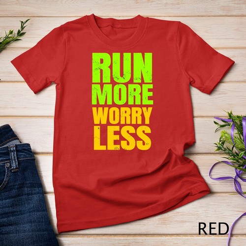 Camiseta Correr Correr Correr Regalos Motivacional Correr Más Unisex - Imagen 12 de 16