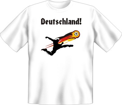 T-Shirt Fun-Shirt Fussball Deutschland Germany 2 S - XXXL
