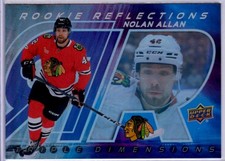 2024-25 UD Extended Series Nolan Allan Rookie Reflections Card # RR-12