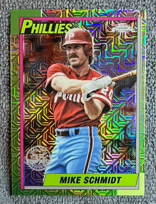 2025 Topps Series 1 - 1990 Topps Chrome Silver Pack Mike Schmidt #T90C-100