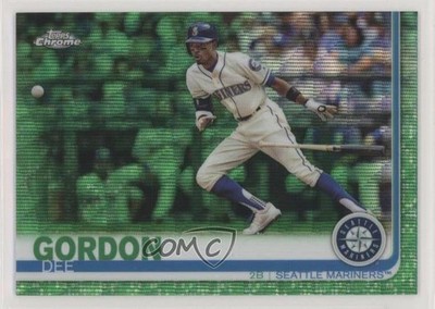 2019 Topps Chrome Green Wave Refractor 20/99 Dee Gordon #196 9z7