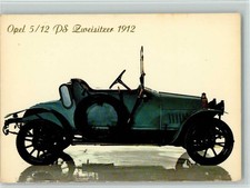 10139004 Opel 5/12 Two-Seater from 1912 Postcard Vintage 1965