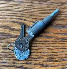 1962 Ford Galaxie Trunk Lock Cyl Wlogo Keys Vtg 1960s Nos Exterior Deck Lid-