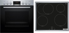 Bosch HND415LS62 EEK: A+ Einbau-Herd-Set mit Induktionskochfeld (HEA513BS4 + NIF