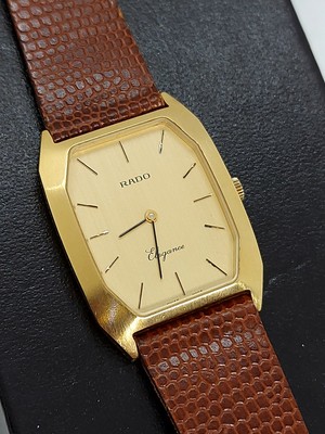NOS RADO Elegance Gold Tone Manual Wind Ref. 395.5049.2 Vintage