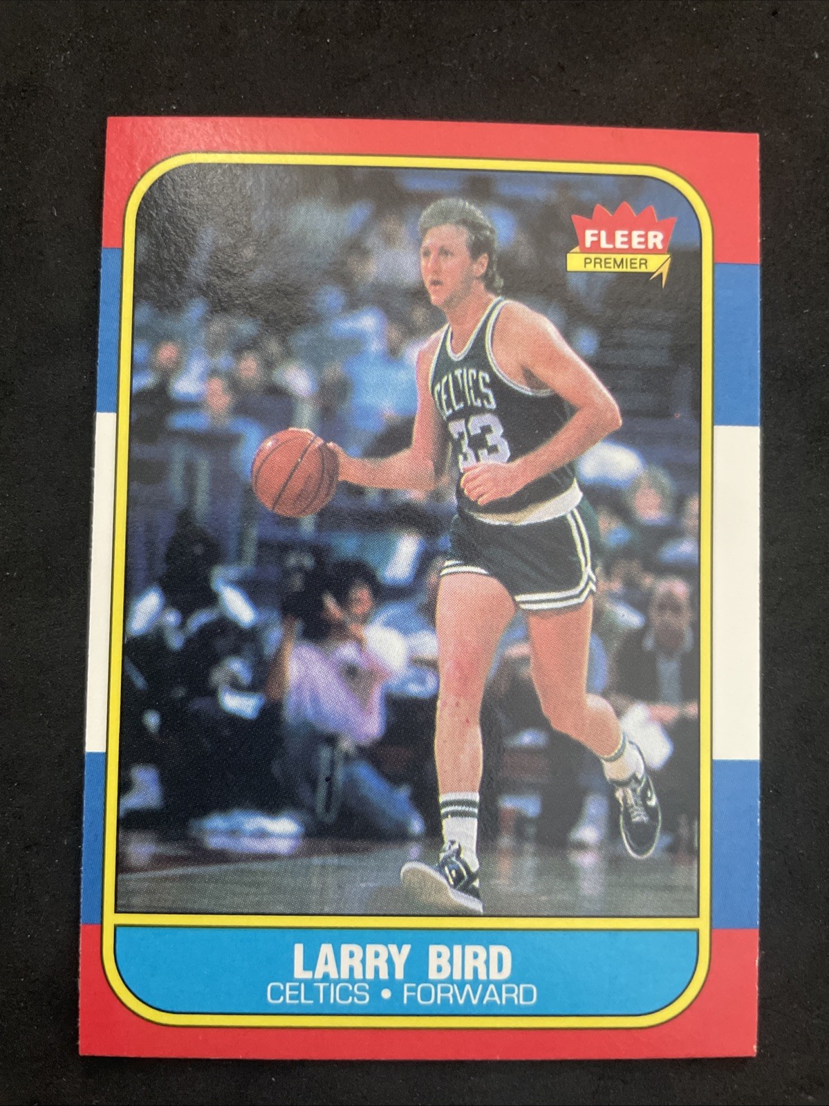 1986 Fleer Larry Bird Celtics #9 HOF