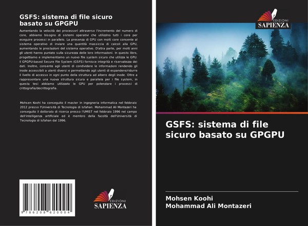 Gsfs: Sistema Di File Sicuro Basato Su Gpgpu Mohsen Koohi (U. A.) Taschenbuch-image