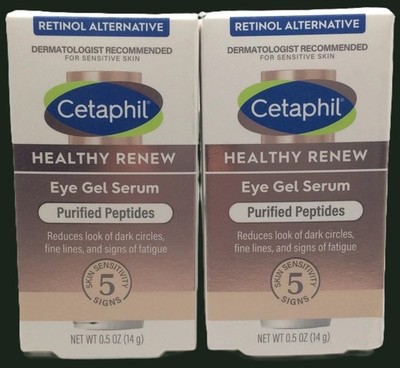Cetaphil Healthy Renew Gel Purified Peptides Anti Aging Under Eye Serum, 2/BOXES
