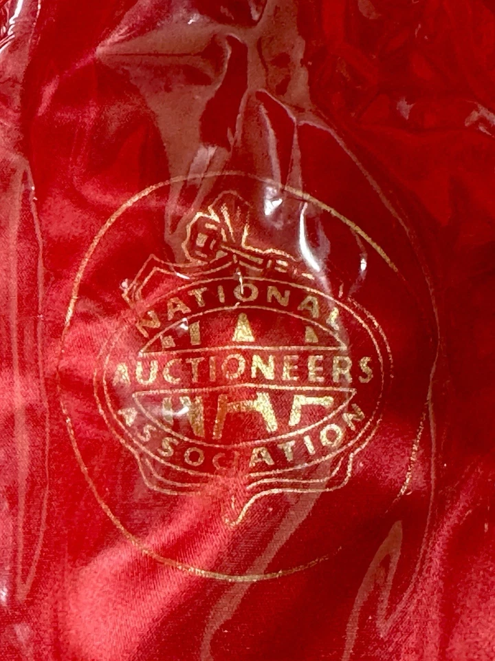 Фетровая шляпа-федора с маркировкой! Булавка и шляпа аукциониста. Настоящий винтажный бархат - Изображение 4 из 4