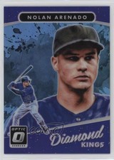 2017 Donruss Optic Diamond Kings Carolina Blue Prizm 6/50 Nolan Arenado #9 7xr